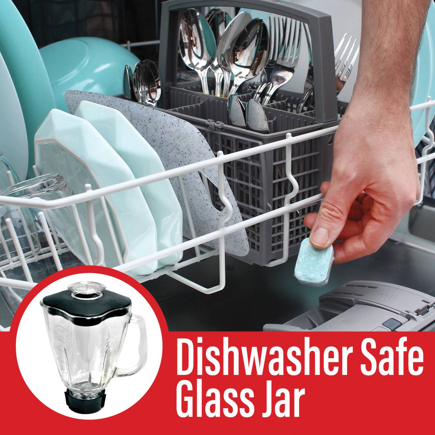 Dishwasher Safe Glass Jar