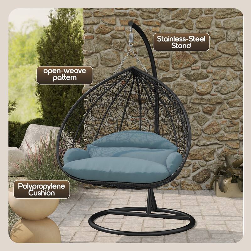 Stainless-Steel Stand  
Open-weave pattern  
Polypropylene Cushion