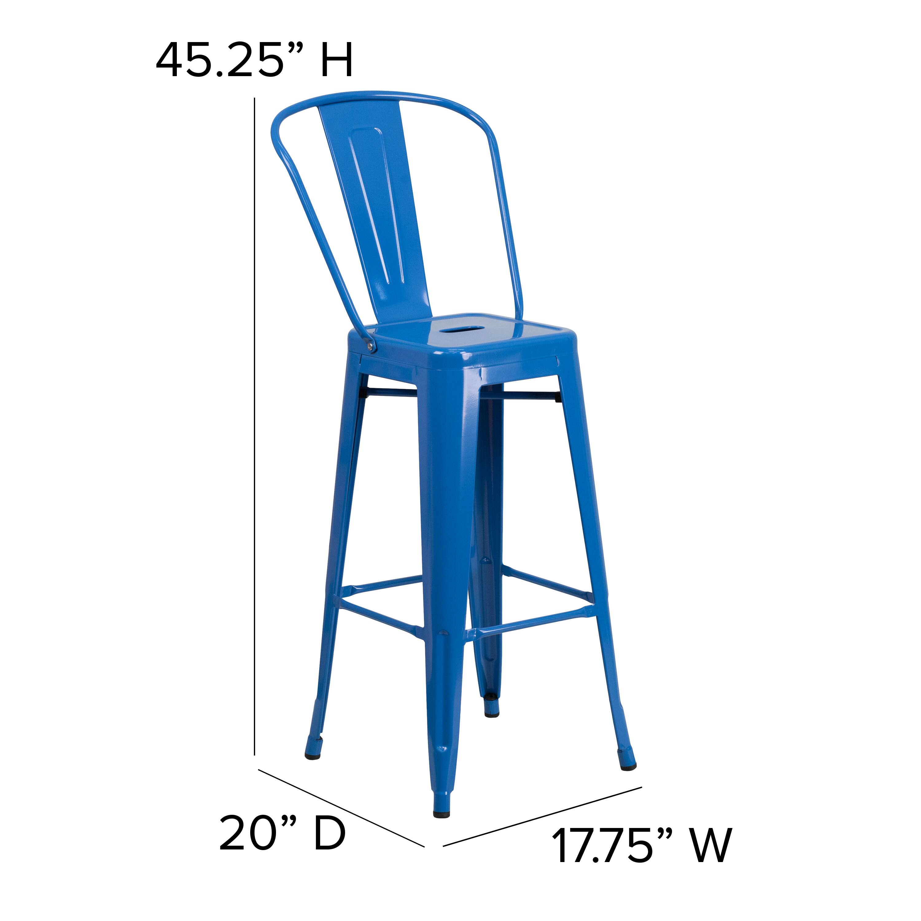 45.25" H  
20" D  
17.75" W