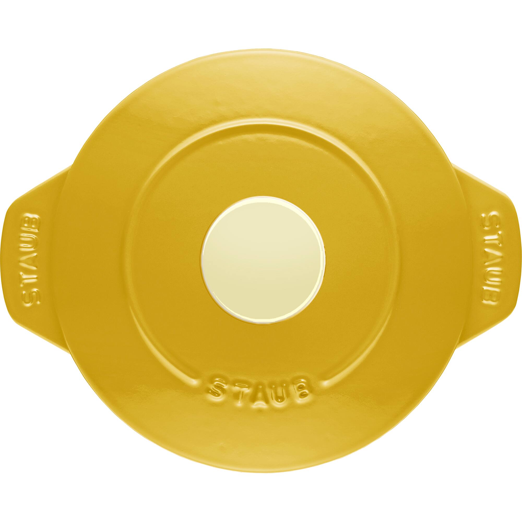 The text on the image reads:

"STAUB"