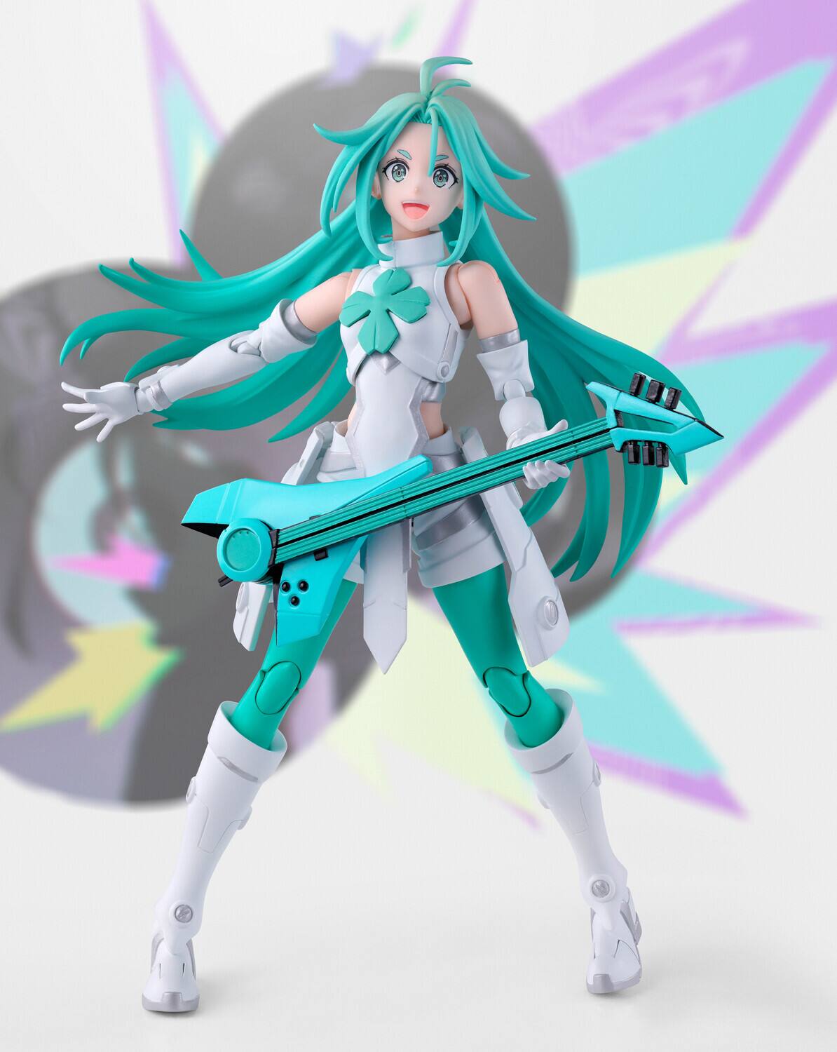 Alt View 1. PopMarket - Tamashii Nations - To Be Hero X - S.H.Figuarts - Lucky Cyan Action Figure   - COLLECTIBLES - Multicolor.