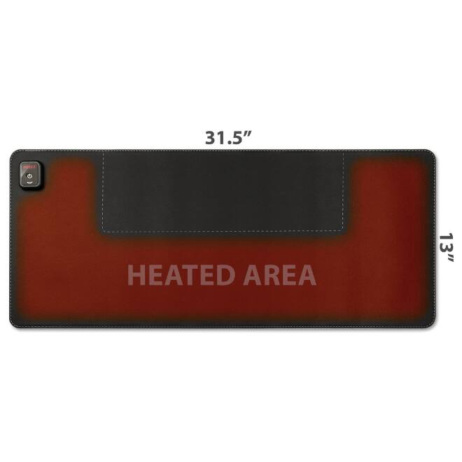 31.5"  
HEATED AREA  
13"