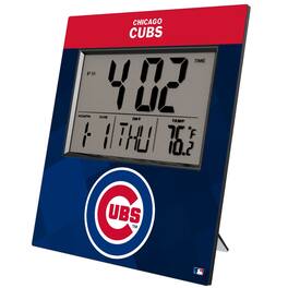 Keyscaper - Chicago Cubs Digital Desk Clock - Multicolor