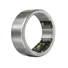 Front. Ultrahuman - Ring PRO - Smart Ring - Size Before You Buy with Ring PRO Sizing Kit - No Subscription Needed - Size 09 - Raw Titanium.