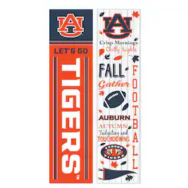 Evergreen Enterprises - Auburn Tigers 47" Double Sided Fall Leaner Fan Sign - Multicolor