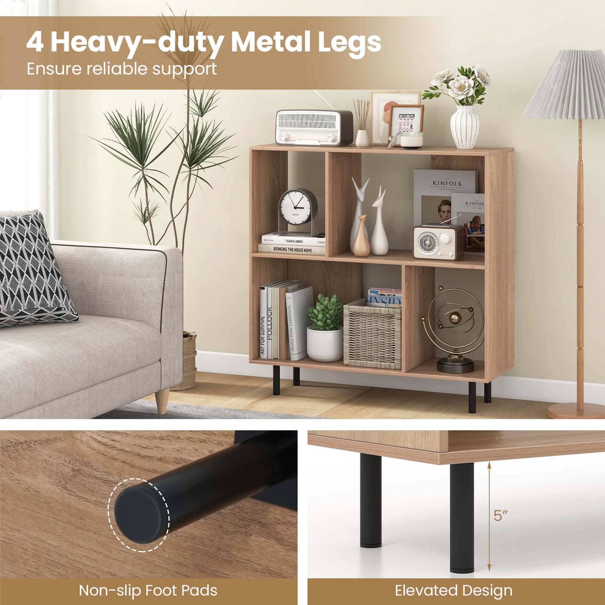 4 Heavy-duty Metal Legs Ensure reliable support. Farn Kintolok Lintock - - Pindac nana Inar Pollock Oherpio Ari Fiociano. 5" Non-slip Foot Pads Elevated Design.