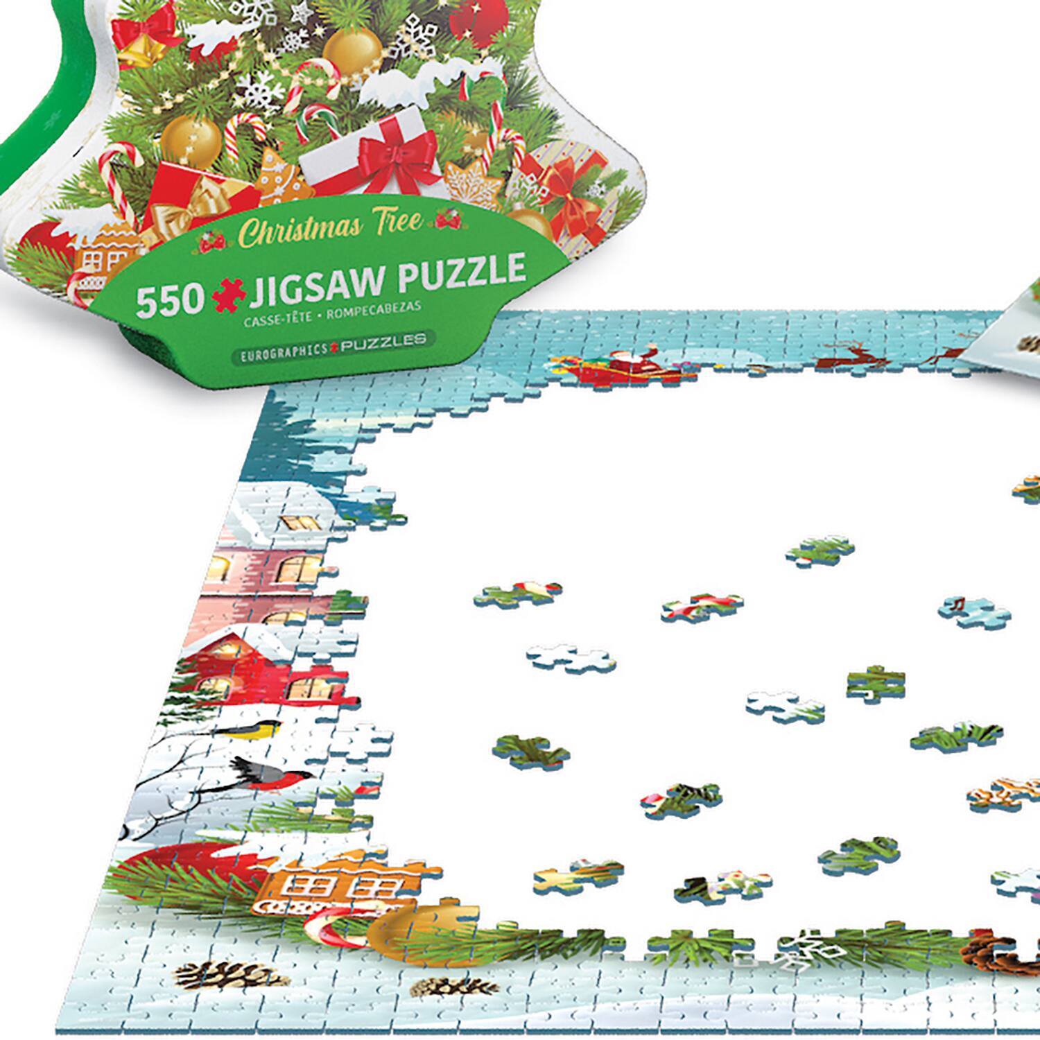 Christmas Tree Jigsaw Puzzle 550 Piece Casse-Tete Rompecabezas Eurographics&Puzzles Eurographics Puzzles EH B302 CRT