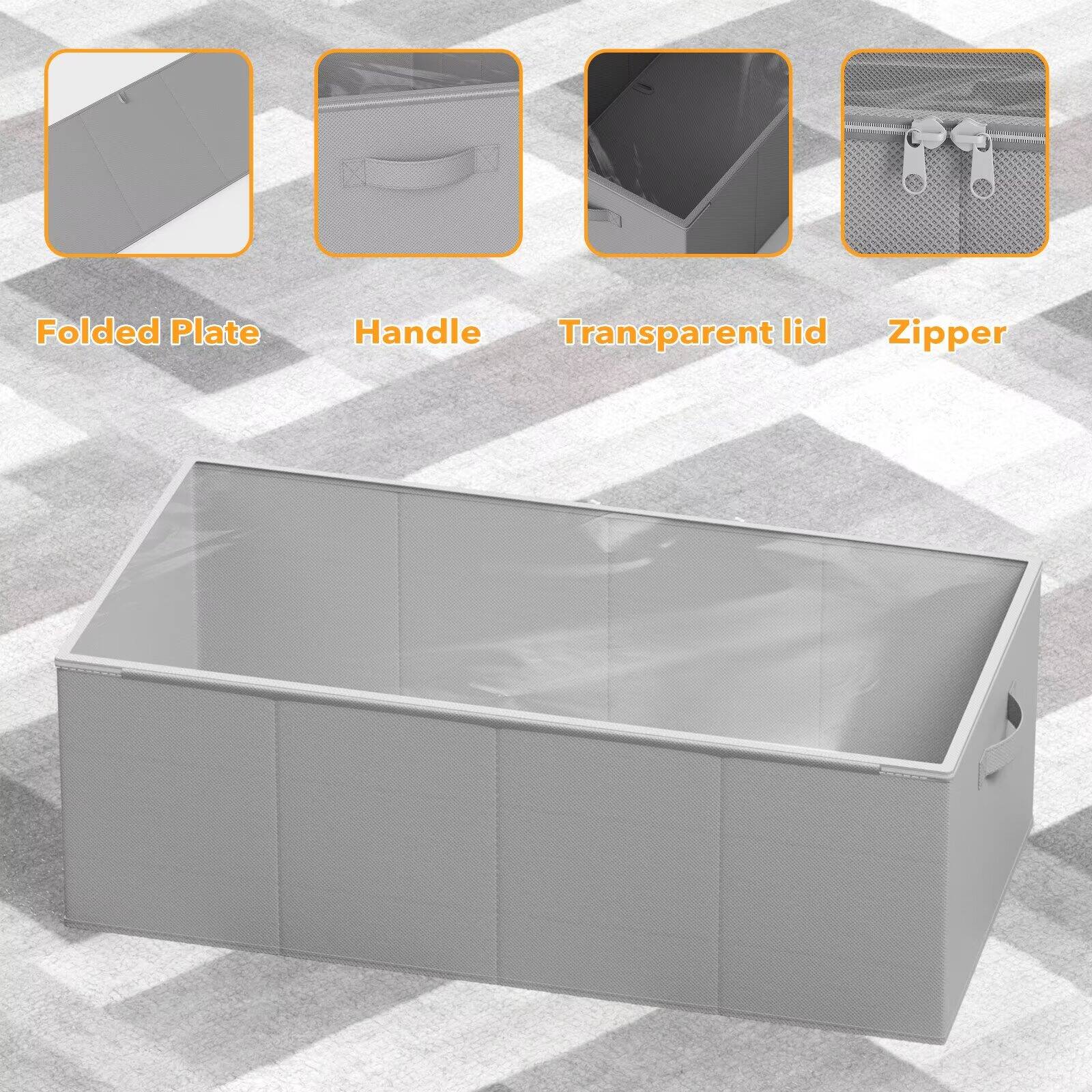 Folded Plate  
Handle  
Transparent lid  
Zipper