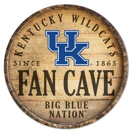 WinCraft - Kentucky Wildcats 14'' Circular Wood Sign - Multicolor