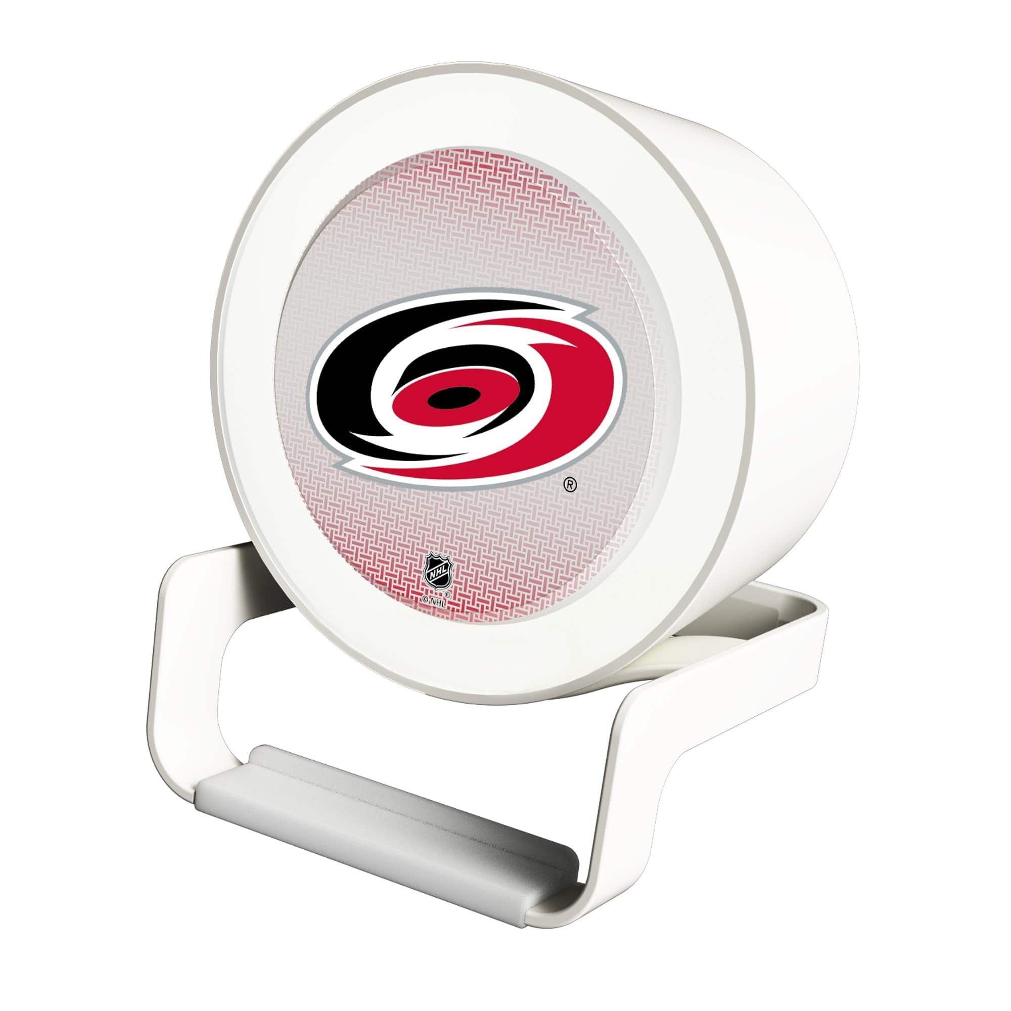 Keyscaper - Carolina Hurricanes Linen Print Nightlight Charger & Bluetooth Speaker - White