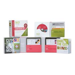 AccuQuilt - GO! Qube Corners Companion Mix and Match 8 Inch Block Set with 4 Dies, Cutting Mat, Storage Box, 10 Pattern Booklet - Multicolor
