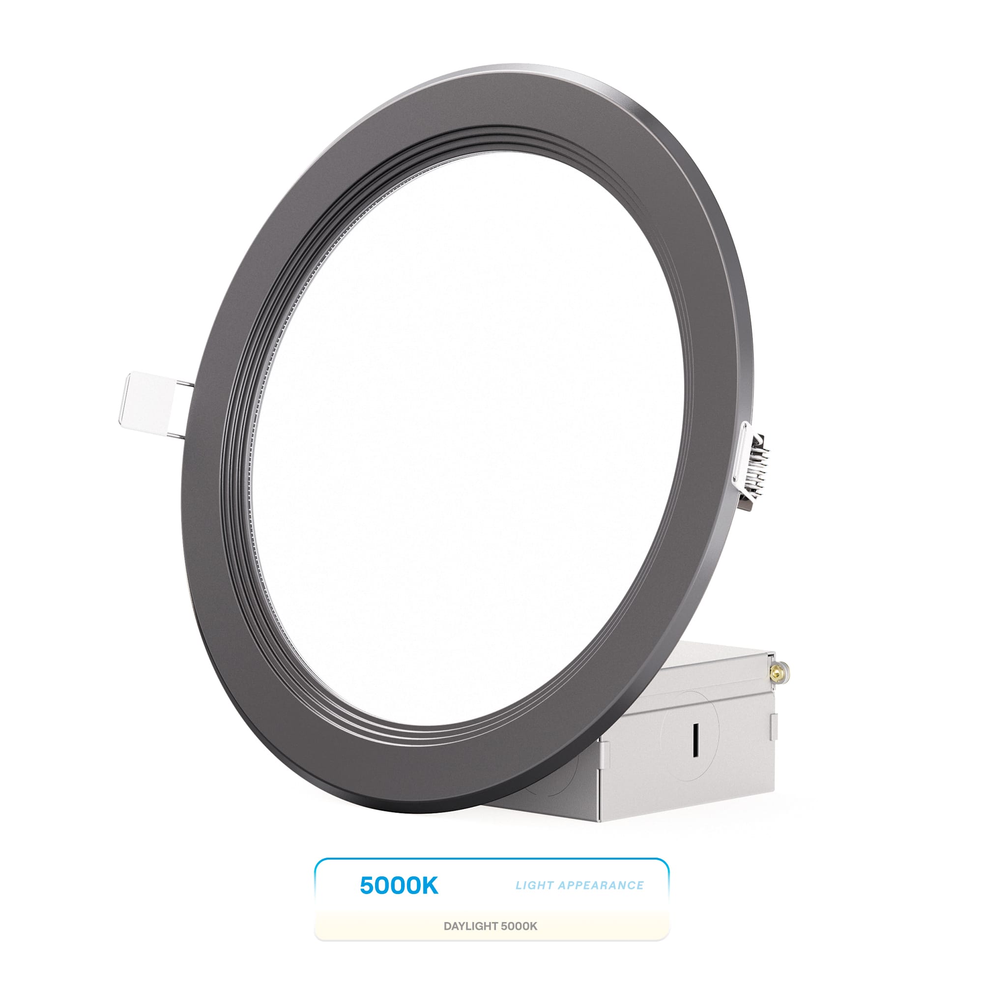 Infibrite - 6 In. Ultra-Thin Recessed LED Downlight 12W 1050LM Daylight Wet Rated, Triac Dimmable Trim 24-Pack - Black price history on PriceWatchPro