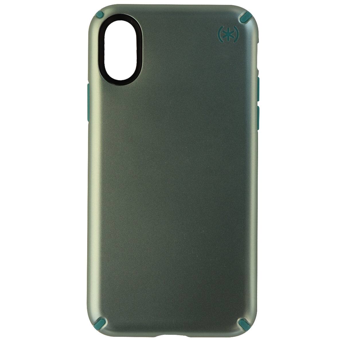 Back. Speck - Speck Products Presidio Metallic Case for iPhone X 10 - Metallic Mint Green - Metallic Mint Green.
