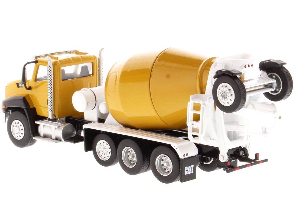Alt View 2. Diecast Masters - CAT Caterpillar CT660 Day Cab Tractor w/McNeilus Bridgemaster Concrete Mixer "Play & Collect!" 1/64 by Diecast Masters.