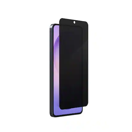 Front. ZAGG - Glass+ Defense Privacy Screen Protector for Samsung Galaxy S26 - Clear.