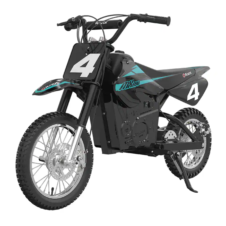 Razor MX650 Dirt Rocket Off Road Motocross Electric Ride On Bike w/ 10 ...