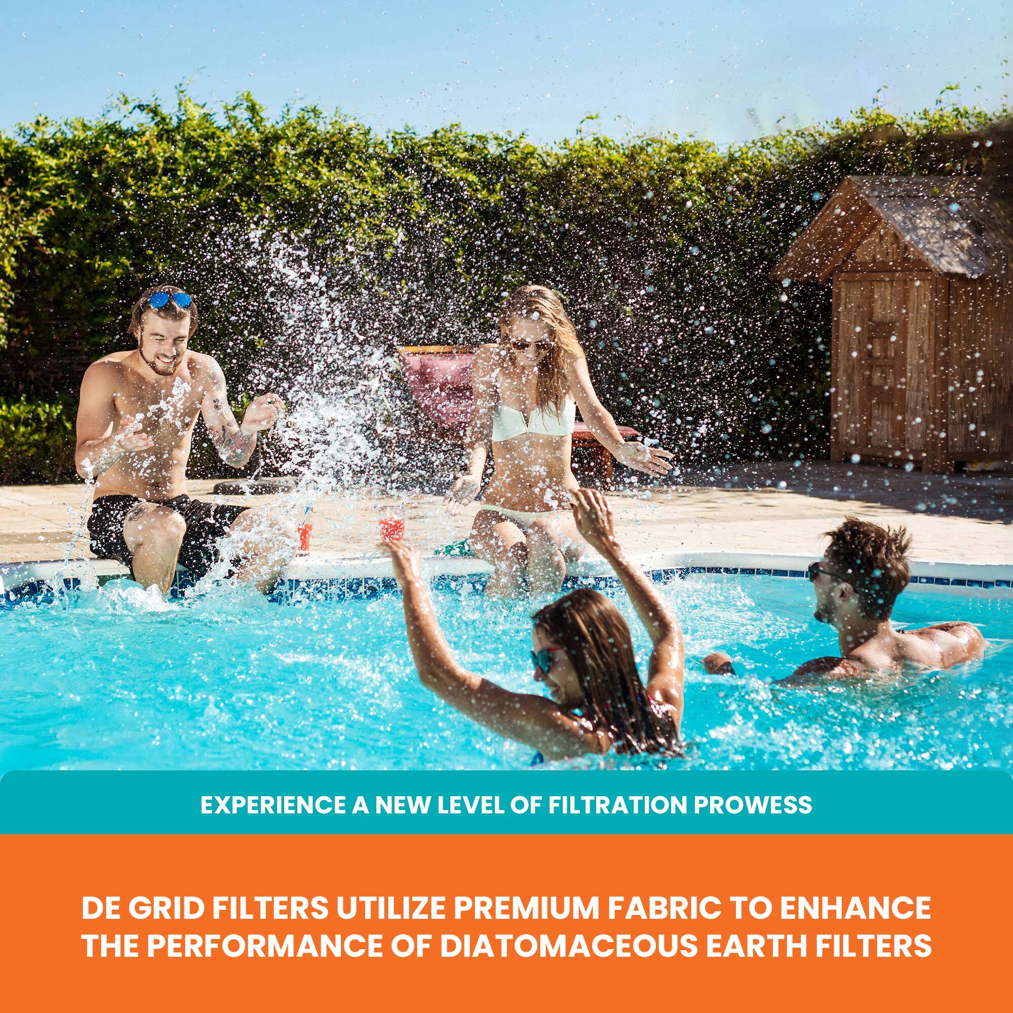 EXPERIENCE A NEW LEVEL OF FILTRATION PROWESS

DE GRID FILTERS UTILIZE PREMIUM FABRIC TO ENHANCE THE PERFORMANCE OF DIATOMACEOUS EARTH FILTERS