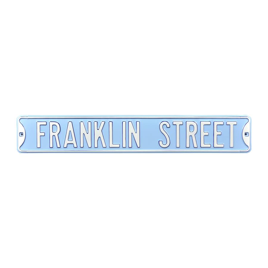 Authentic Street Signs Carolina North Carolina Tar Heels 6" x 36