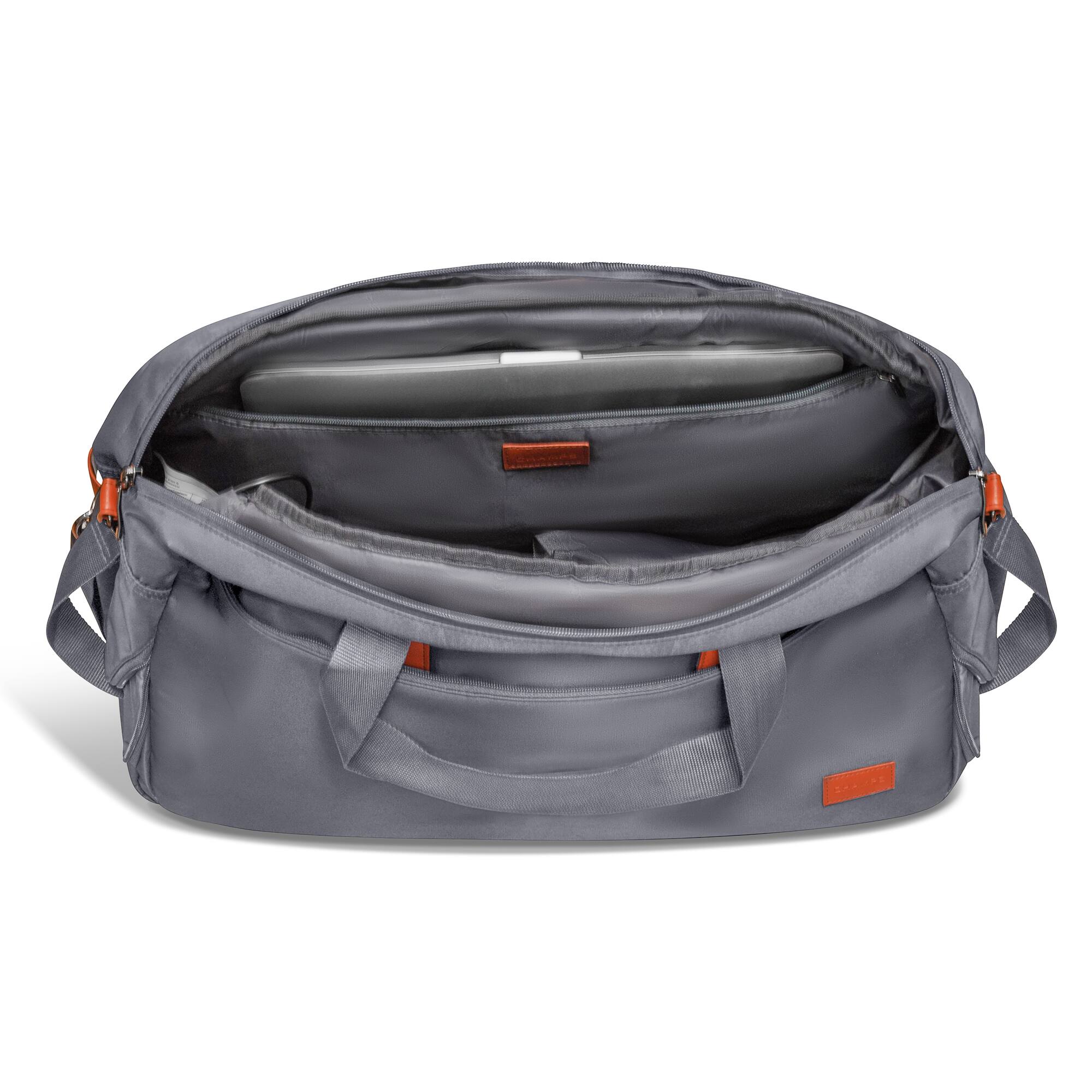 Alt View 1. Champs - Vintage Weekender Duffel Bag - Grey.