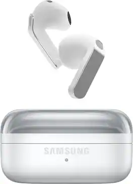 Samsung - Galaxy Buds4 Wireless Earbud Headphones - White