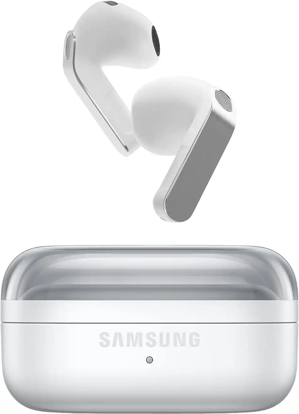 Samsung - Galaxy Buds4 Wireless Earbud Headphones - White
