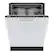 Alt View 4. Bosch - 300 Series 24" Top Control Smart Built-In Stainless Steel Tub Dishwasher with 3rd Rack and Zone Wash, 46 dBA - Custom Panel Ready.