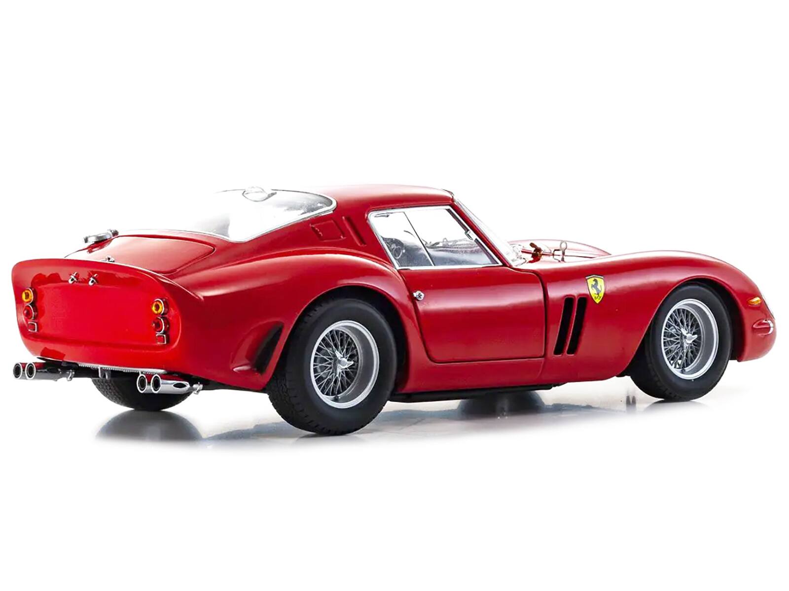 Left. Kyosho - Ferrari 250 GTO Race Red 1/18 Diecast Model Car by Kyosho - Red.