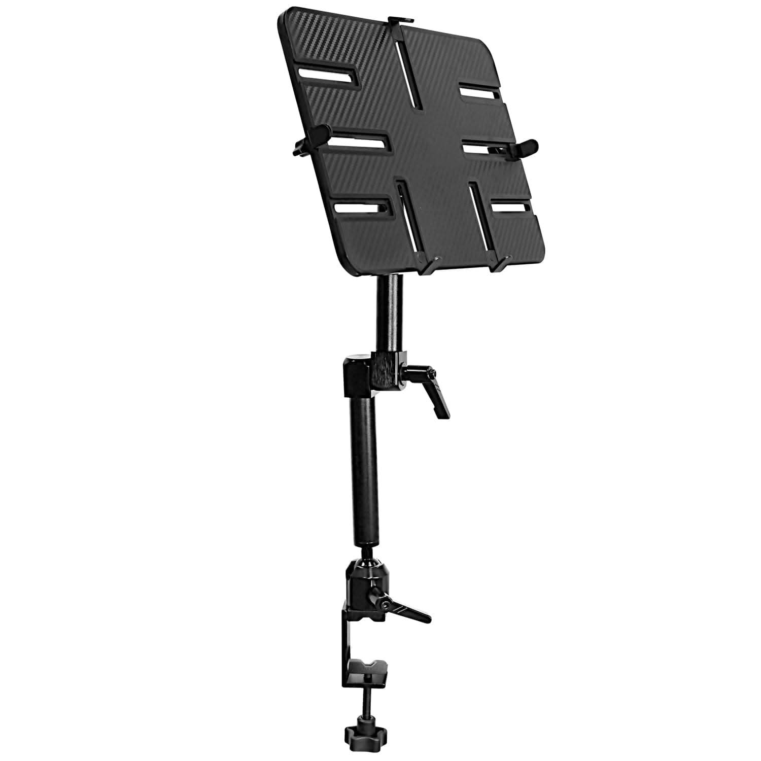Alt View 5. Mount-It! - Universal Tablet Pole & Desk Mount for Tablets Up to 13.3" – Adjustable Height & Rotation - Black.