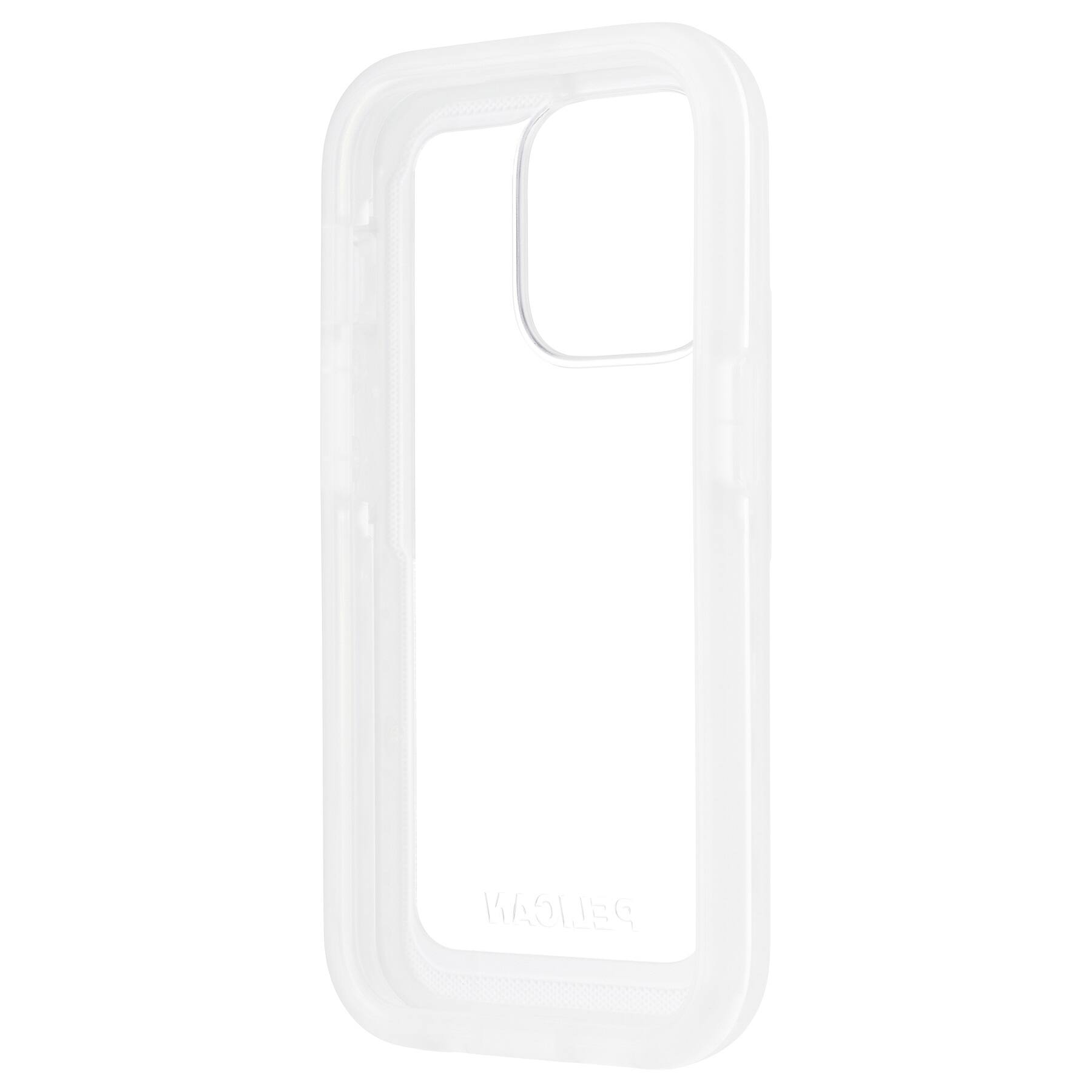 Alt View 2. Pelican - Voyager Antimicrobial Hardshell Case for Apple iPhone 14 Pro - Clear.