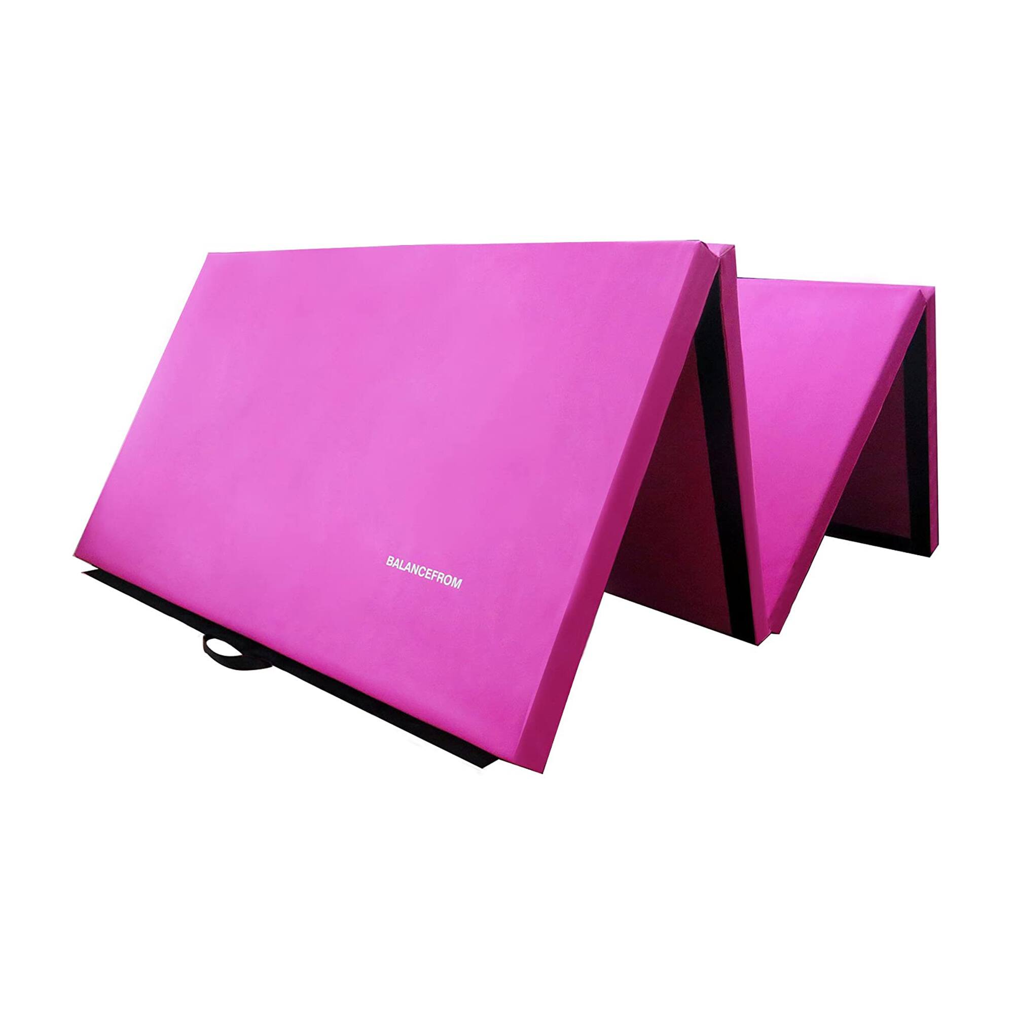 Alt View 8. BalanceFrom Fitness - BalanceFrom Fitness 120 x 48" All Purpose Folding Gymnastics Exercise Mat, Pink - Pink.