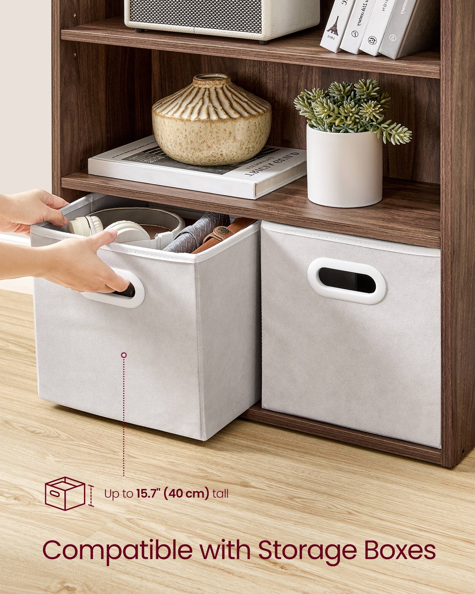 FUMI 5 1 1 C  
2th century C 2  
Ecaon2  
Vent er: LLNY O I  
Up to 15.7" (40 cm) tall  
Compatible with Storage Boxes
