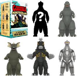 Super7 - Toho - Reaction Blind Box Wv7 - Monster Island 12pc Flat - COLLECTIBLES - Multicolor