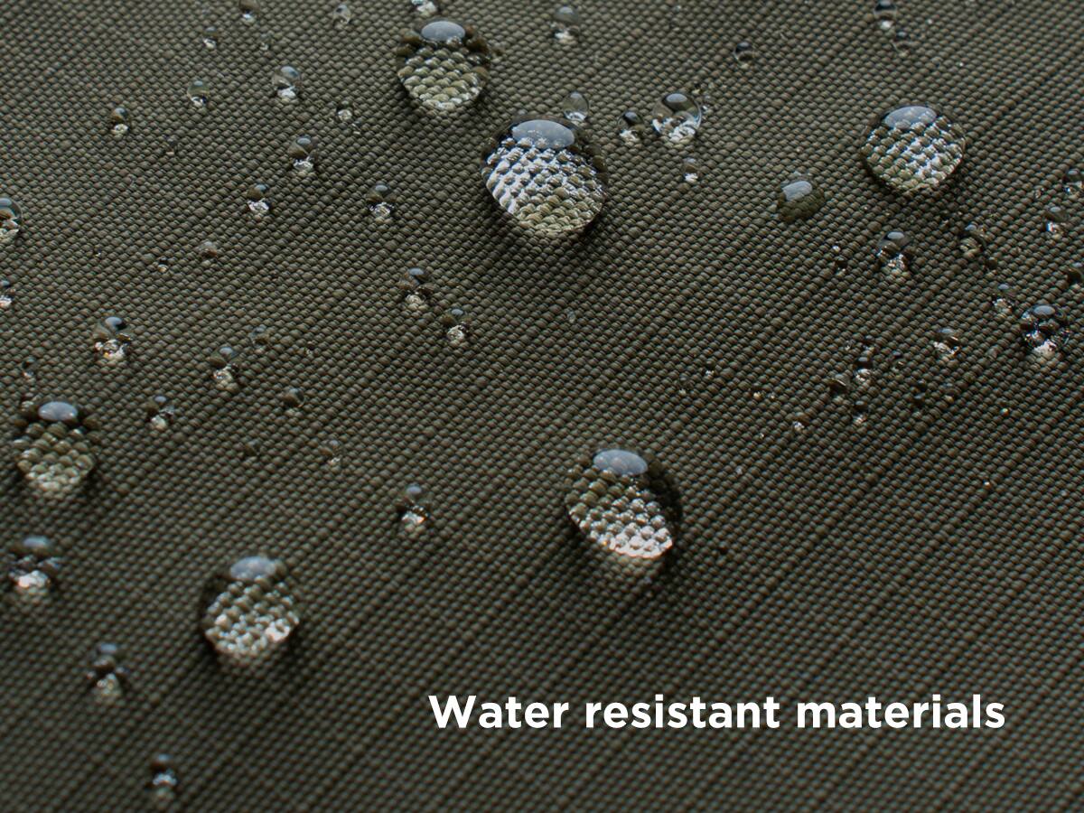 Water resistant materials