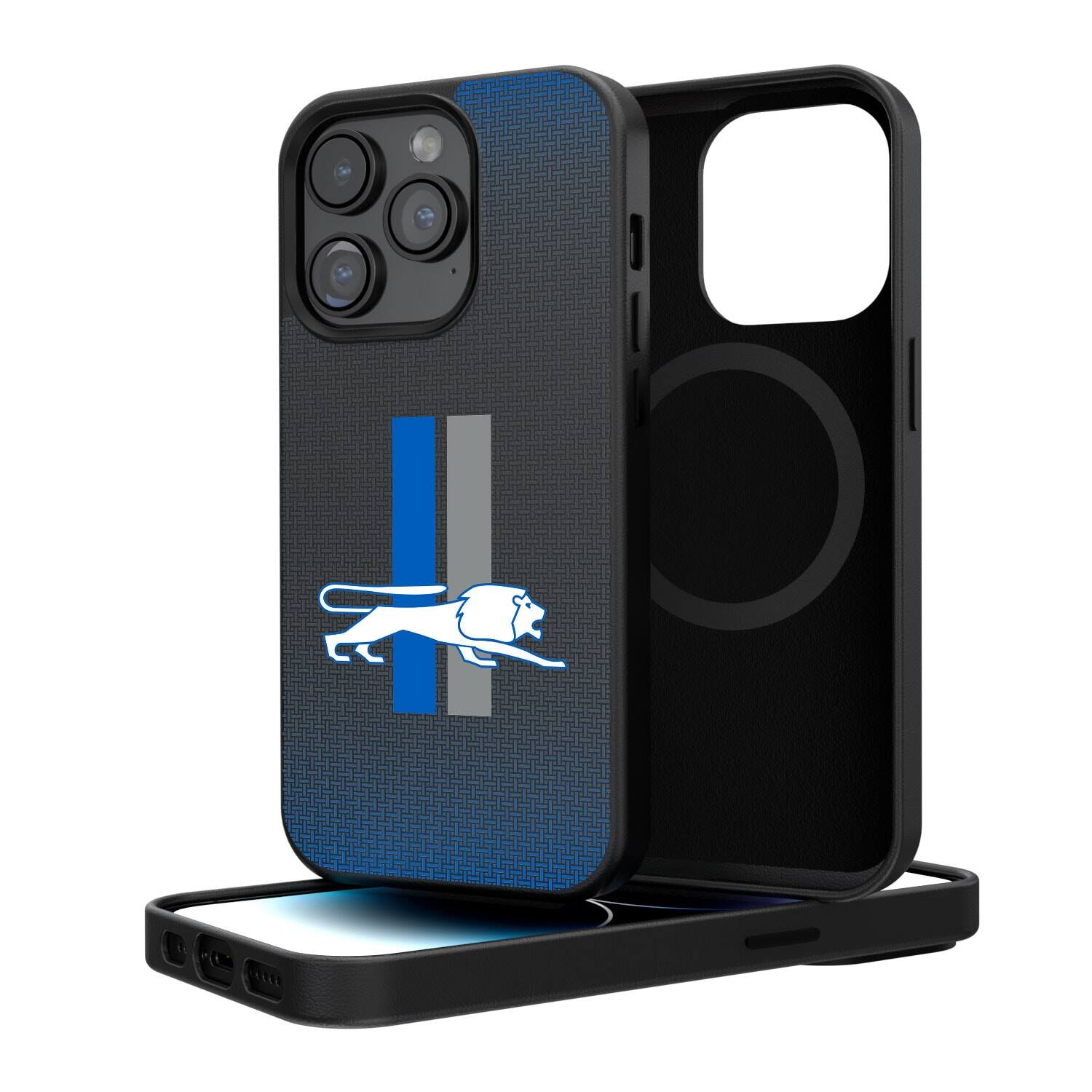 Keyscaper - NFL - Detroit Lions Linen Logo iPhone Magnetic Bump Case - 15 Plus - Black price history on PriceWatchPro