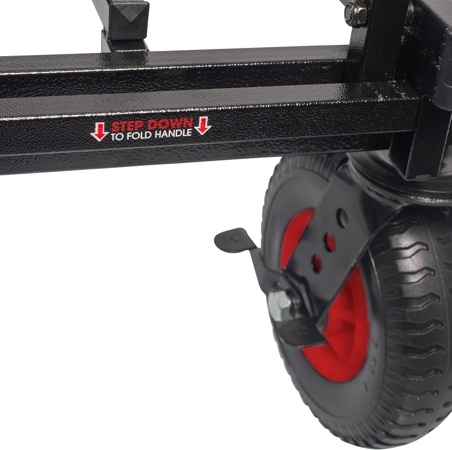 STEP DOWN TO FOLD HANDLE