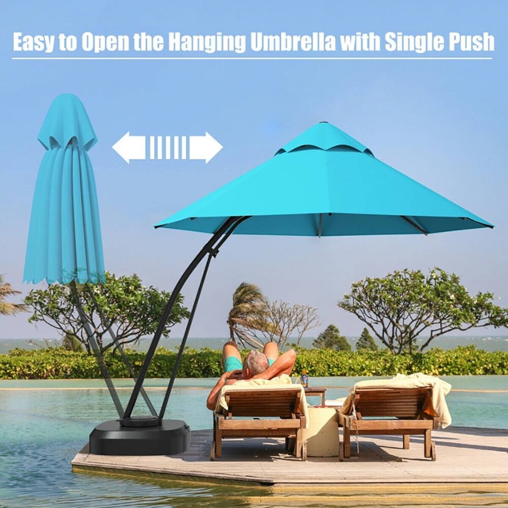 Easy to Open the Hanging Umbrella with Single Push