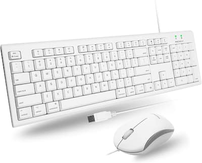 Macally Full Size USB Wired Mac Keyboard and Mouse Combo Macally Full Size USB Wired Mac Keyboard and Mouse Combo