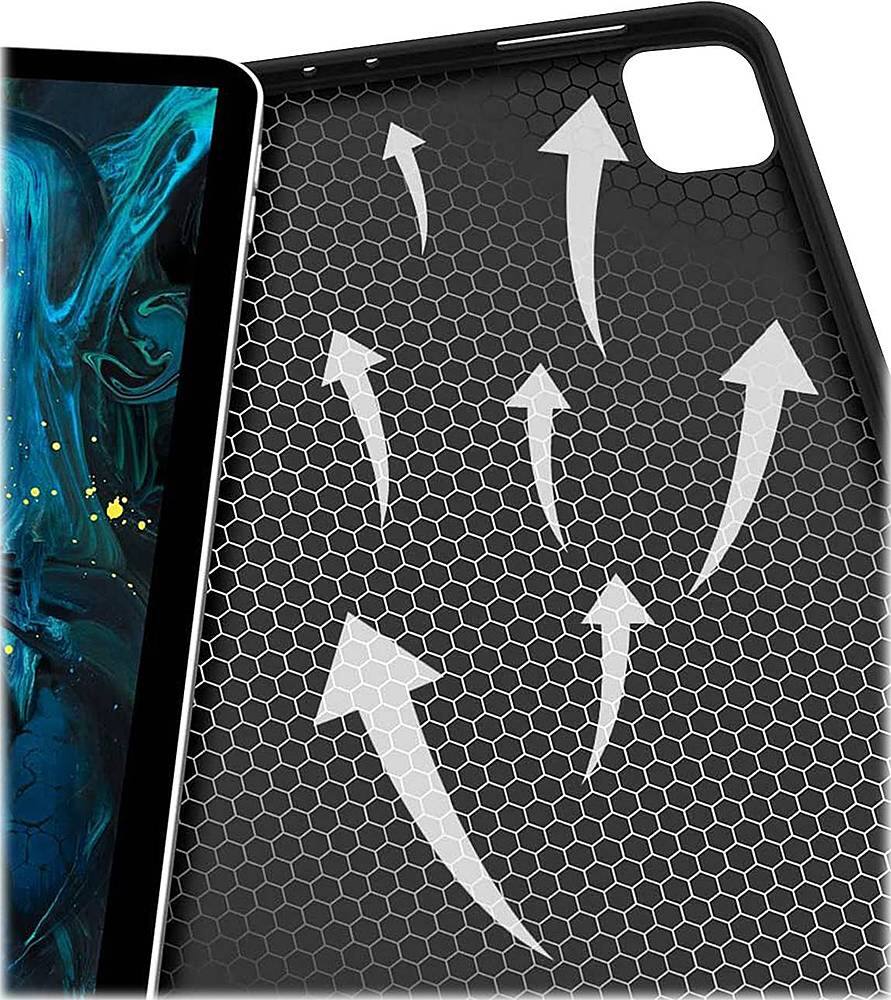 Alt View 14. SaharaCase - Marble Series Folio Case for Apple iPad Pro 11" (2nd, 3rd, and 4th Gen 2020-2022) - Pink Marble.