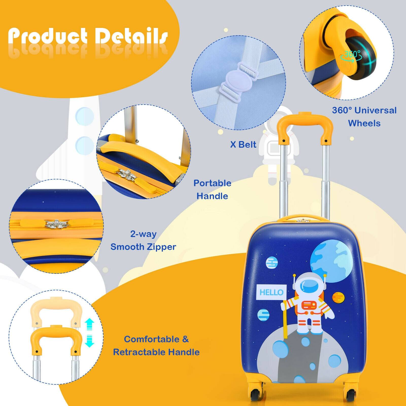 Product Details

- 360° Universal Wheels
- X Belt
- Portable Handle
- 2-way Smooth Zipper
- Comfortable & Retractable Handle