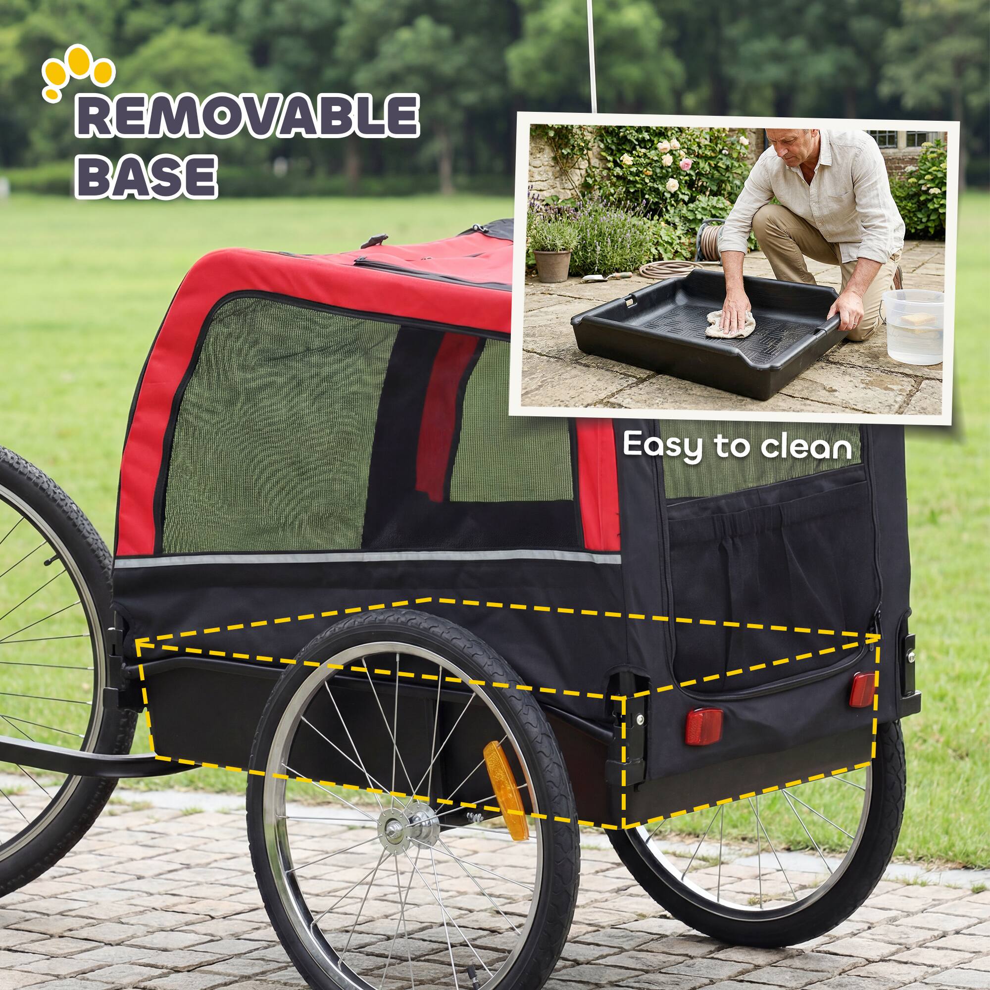 REMOVABLE BASE  
Easy to clean