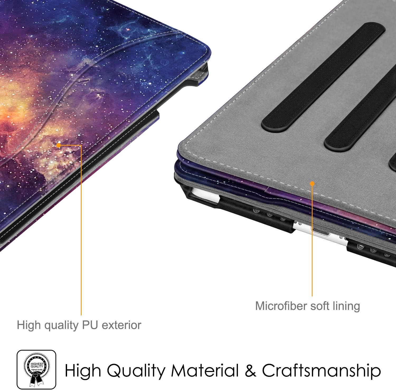 High quality PU exterior  
Microfiber soft lining  
MOHER! QUALITY  
High Quality Material & Craftsmanship
