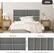 4PCS, 120cm/47.2ins, 120cm/47.2ins, 60cm/23.6ins, Peel and Stick Headboard, Multi-scene free DIY Options