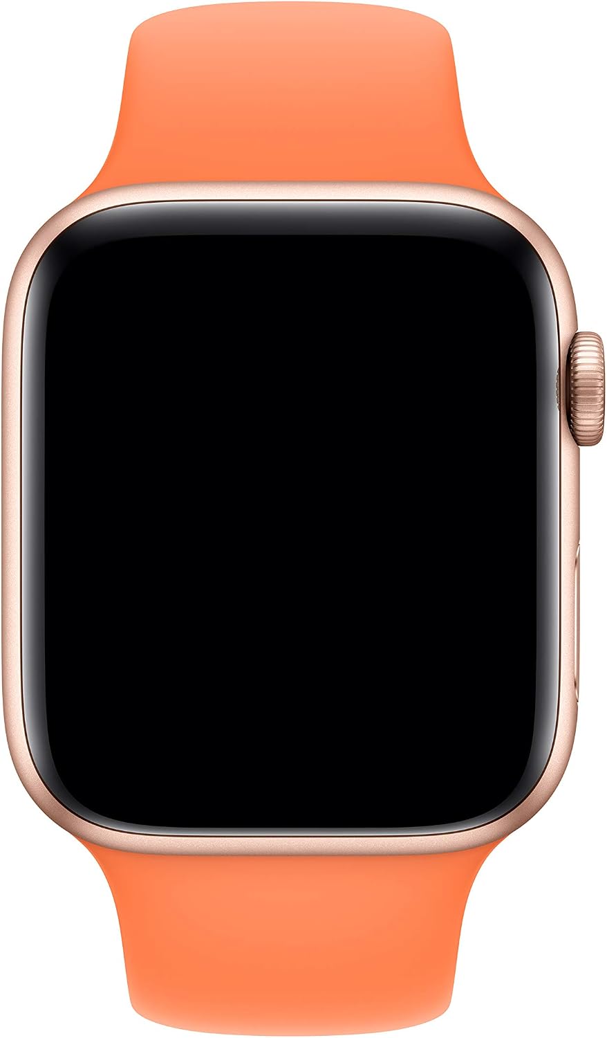 Alt View 4. Apple - Apple Watch Sport Band(44mm) - Vitamin C - Regular - Orange.