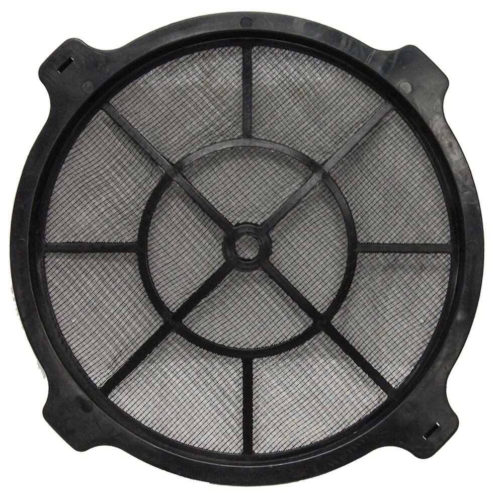 Front. XPOWER - Air Scrubber 12" Diameter Washable Outer Nylon Mesh Filter - Black.