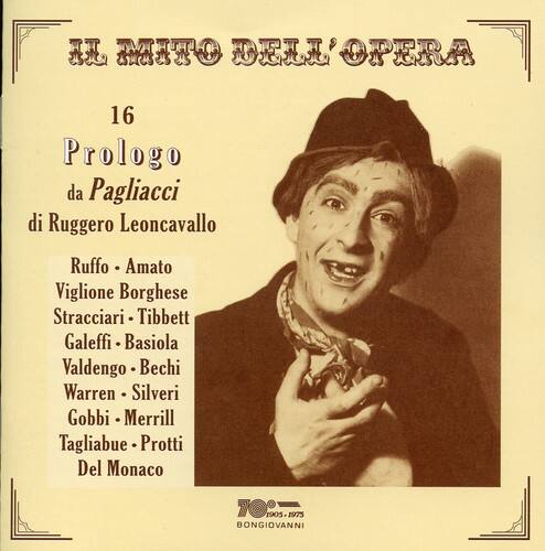 R. Leoncavallo - 16 Prologo Da Pagliacci Di Leoncavallo   - COMPACT DISCS [CD]