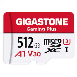 GIGASTONE - Gs-2in1-a1v30game-512gb-r Gaming Plus A1v30 Microsd Card (512 Gb)