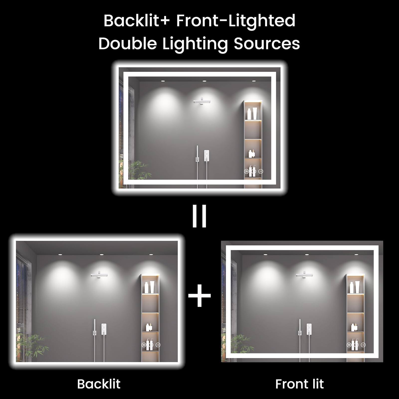 Backlit+ Front-Litghted Double Lighting Sources

Backlit

Front lit