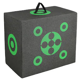 VEVOR - Archery Target, 16"x18" All-side Shotting Archery Arrow Target, Outdoor Portable Archery Target with Carry Handle - Black;Green