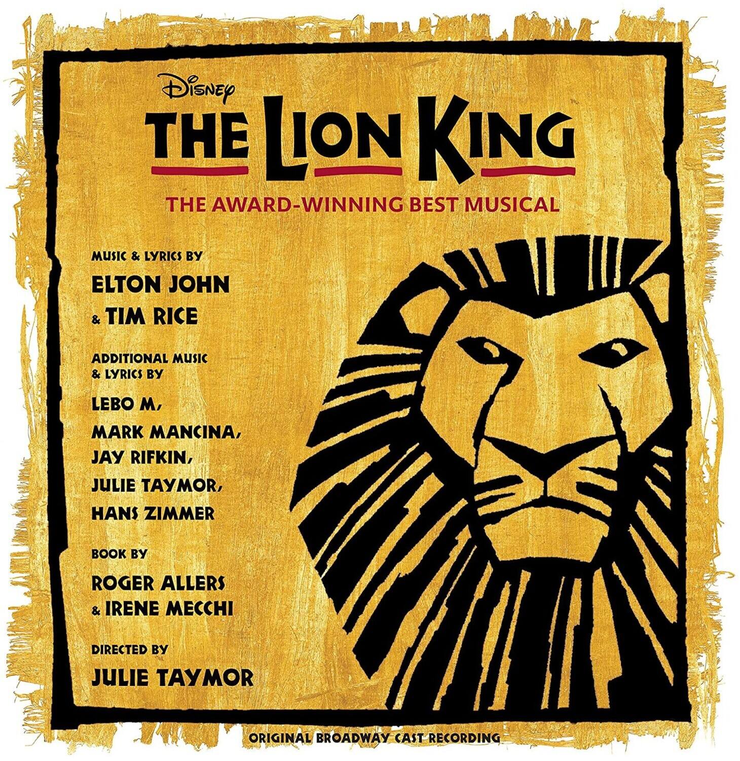 Lion King / O.B.C.R. - The Lion King (Original Broadway Cast)   - VINYL LP