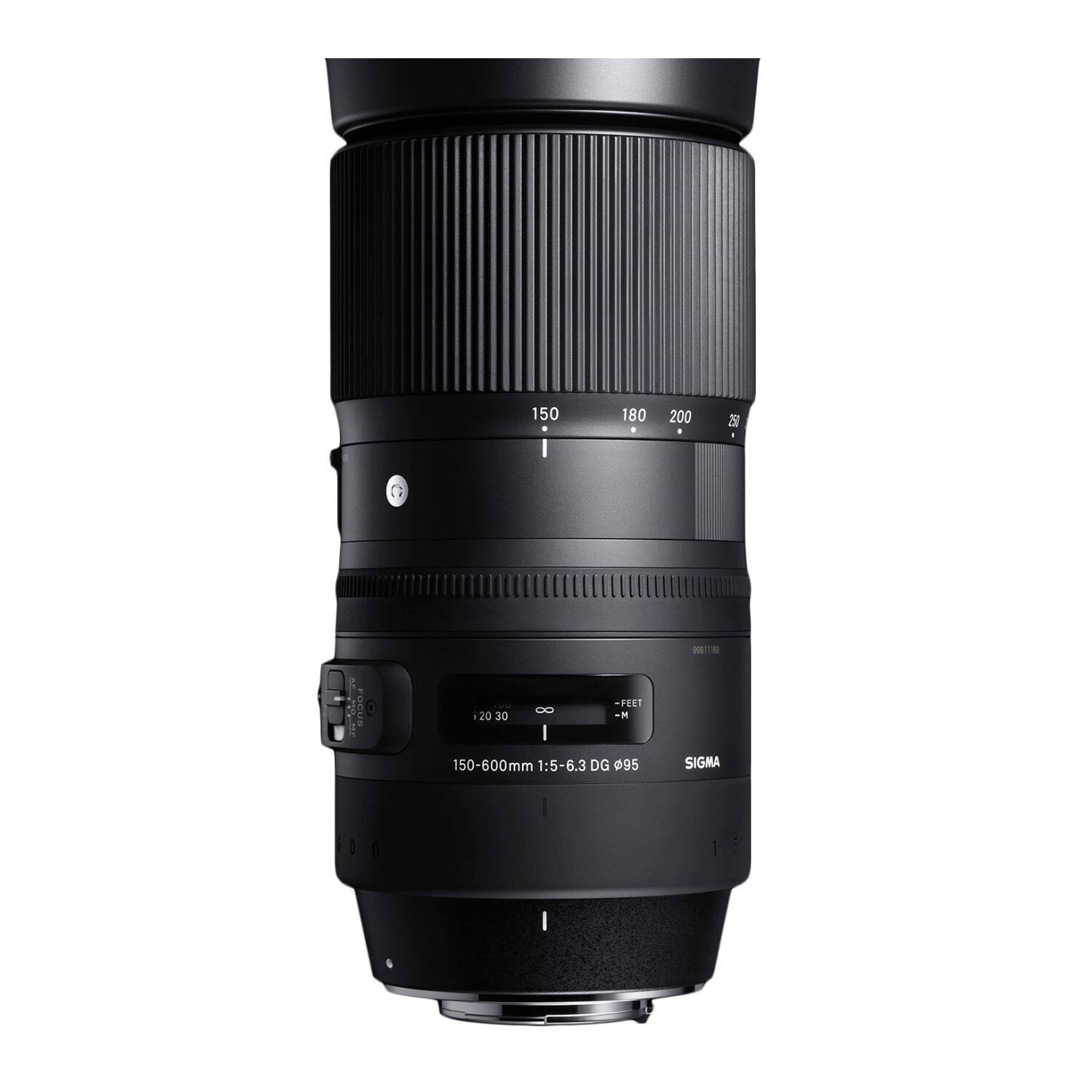 150 180 200 - FOCUS FEET 20 30 -M 150-600mm 1:5-6.3 DG 095 SIGMA